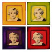 20TH/21ST CENTURY, FOUR PORTRAITS OF MARILYN MONROE