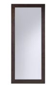 Y A HARDWOOD RECTANGULAR WALL MIRROR, OF RECENT MANUFACTURE