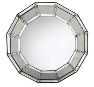 A DODECAGONAL MARGINAL WALL MIRROR, OF RECENT MANUFACTURE