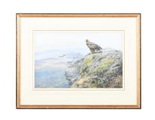 GEORGE EDWARD LODGE (BRITISH 1860-1954), GOLDEN EAGLE ON AN OUTCROP
