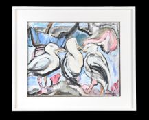 λ LILIAN COLBOURN (BRITISH 1897-1967), SEAGULLS