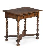 A WILLIAM AND MARY WALNUT SIDE TABLE, CIRCA 1690 AND LATER