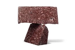 TWO SMALL PART POLISHED SECTIONS OF IMPERIAL PORPHYRY