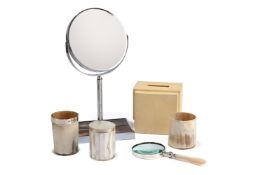 Y A SELECTION OF SIX VANITY ITEMS, MODERN
