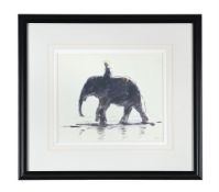 λ BRITISH SCHOOL (20TH CENTURY) ELEPHANT DRIVE