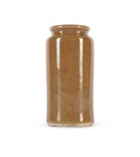 A CHINESE LIGHT BROWN CRACKLE-GLAZED VASE, 18TH CENTURY