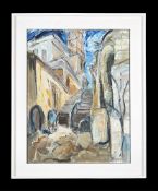 λ LILIAN COLBOURN (BRITISH 1897-1967), A STEPPED STREET