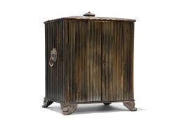 Y AN INDIAN HORN AND SANDALWOOD TABLE CABINET, SECOND QUARTER 19TH CENTURY