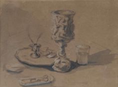 ATTRIBUTED TO ALEXANDER NAYSMYTH (BRITISH 1758-1840), STILL LIFE WITH A GOBLET