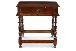 A CHARLES II OAK CENTRE TABLE, LATE 17TH CENTURY