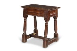 A CHARLES II OAK JOINED STOOL ENGLISH, CIRCA 1680
