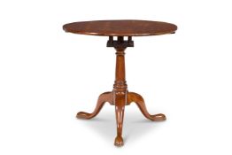 A GEORGE II FRUITWOOD CIRCULAR TRIPOD TABLE, MID 18TH CENTURY