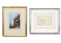 HERCULES BRABAZON BRABAZON (BRITISH 1821-1906), ROMAN RUINS; TOLEDO BRIDGE