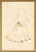 SIR EDWIN HENRY LANDSEER R.A. (BRITISH 1802-1873), STUDY OF A NUN AT PRAYER