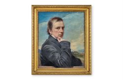 GEORGE RICHMOND (BRITISH 1809-1896), SELF PORTRAIT, HALF LENGTH