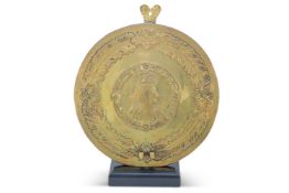 A BRASS WALL SCONCE, 18TH CENTURY AND LATER