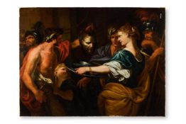 CIRCLE OF DOMENICO PIOLA (ITALIAN 1627-1703), SALOME WITH THE HEAD OF JOHN THE BAPTIST