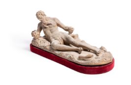 AFTER A MODEL ATTRIBUTED TO FRANCESCO BERTOS, A TERRACOTTA FIGURE OF THE PENITENT ST JERO