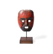 A NGONI FACE MASK, MBINGA VILLAGE NEAR LAKE MALAWI, WESTERN TANZANIA