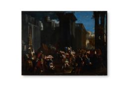 ATTRIBUTED TO FRANCESCO MONTI (ITALIAN 1646-1712), THE ABDUCTION OF HELEN