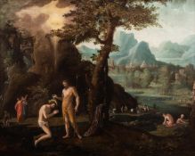 FOLLOWER OF LODEWIJK TOEPUT, CALLED POZZOSERRATO (DUTCH C.1509-1571), THE BAPTISM OF CHRIST