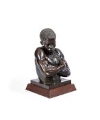 ANTON VAN WOUW (SOUTH AFRICAN, 1862-1945), A BRONZE FIGURE 'SHANGAAN'