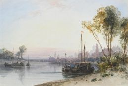 WILLIAM WYLD (BRITISH 1806 - 1889), A VIEW OF RATISBON ON THE DANUBE