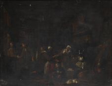 FOLLOWER OF RICHARD BRAKENBURGH, AN INTERIOR SCENE