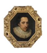 CIRCLE OF CORNELIS JOHNSON VAN CEULEN THE ELDER, PORTRAIT OF A MAN WITH A WHITE RUFF