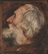 FOLLOWER OF SIR ANTHONY VAN DYCK, STUDY OF A HEAD