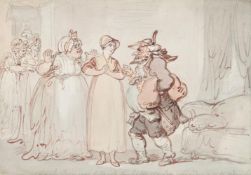 THOMAS ROWLANDSON (BRITISH 1757 - 1827), DINAH PRIMROSE
