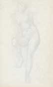EDWARD BURNE-JONES (BRITISH 1833-1898), FIGURE STUDY OF A NUDE
