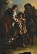 ATTRIBUTED TO DOMENICO BRANDI (ITALIAN 1683 - 1736), PEASANTS ON THE WAY