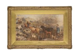 JOHN FREDERICK TAYLER (BRITISH 1802-1889), THE HIGHLAND DROVER