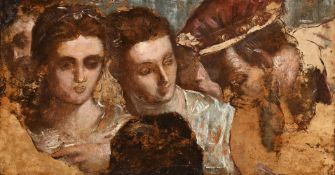 ATTRIBUTED TO IL TINTORETTO (ITALIAN 1560-1635), A STUDY FOR JACOPO TINTORETTO'S MIRACLE OF ST AGNES