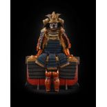 ‡ A honkozane do-maru gusoku [armour with wrapped cuirass]