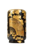 ‡ A lacquer jubako [tiered box], Edo period