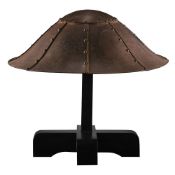 ‡ An iron jingasa [war hat], Edo period