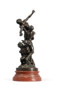 AFTER GIAMBOLOGNA, A BRONZE GROUP OF THE ABDUCTION OF THE SABINE WOMEN, FRENCH, 19TH CENTURY