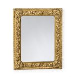 A CHARLES II CARVED GILTWOOD MIRROR, CIRCA 1670