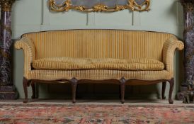 A GEORGE III MAHOGANY SOFA, IN THE MANNER OF JOHN COBB, CIRCA 1770