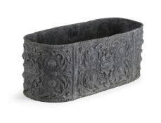 A RENAISSANCE REVIVAL LEAD PLANTER OR CISTERN, LATE 19TH OR EARLY 20TH CENTURY