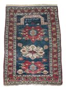 A CAUCASIAN PRAYER RUG, LATE 19TH CENTURY