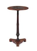Y A ROSEWOOD AND BRASS MARQUETRY OCCASIONAL TABLE, CIRCA 1825 AND LATER