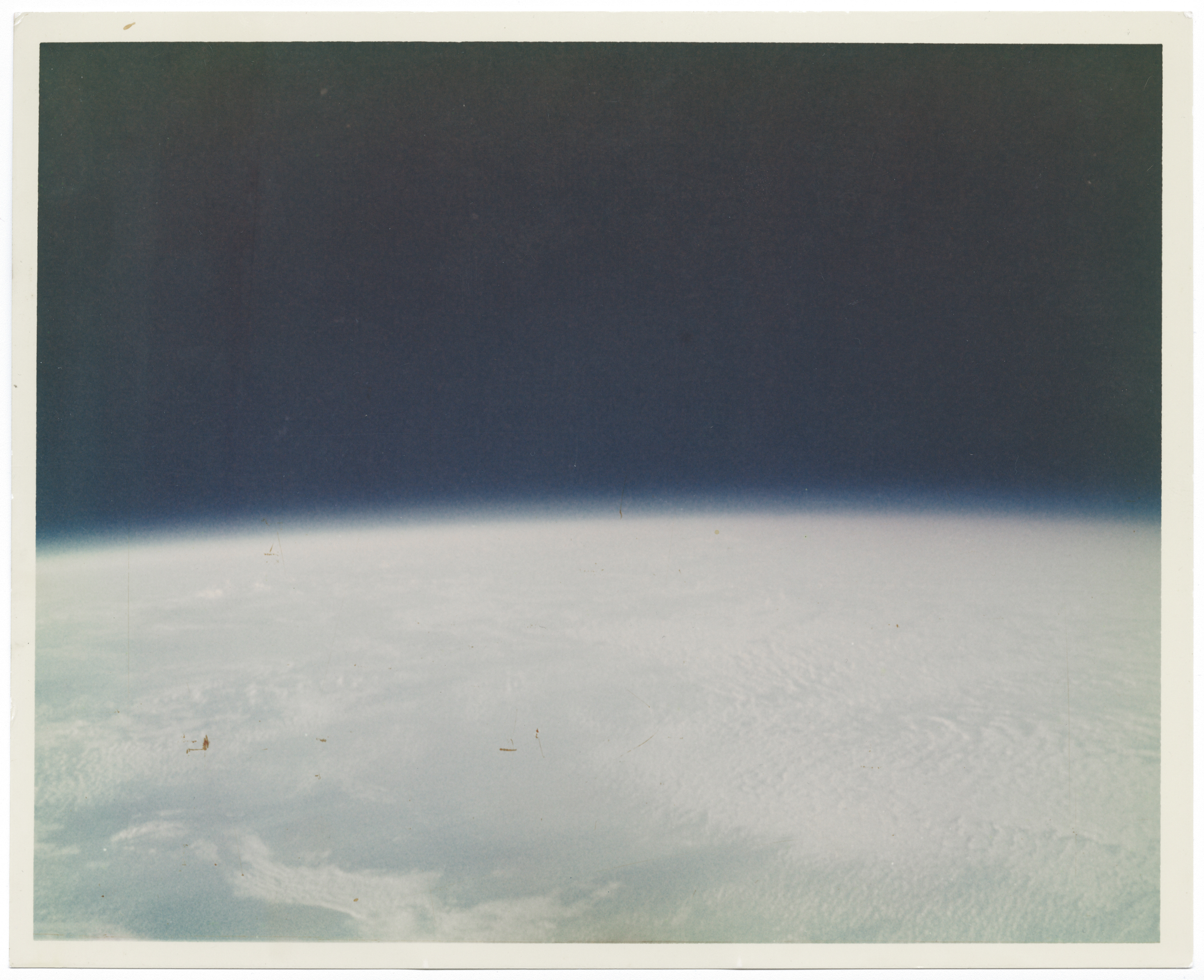 [Mercury Atlas 6] EARTH'S BLUE HORIZON FROM "FRIENDSHIP 7"