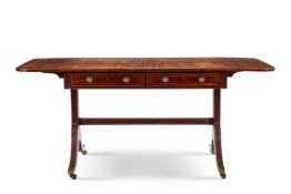 A REGENCY MAHOGANY SOFA TABLE, EARLY 19TH CENTURY