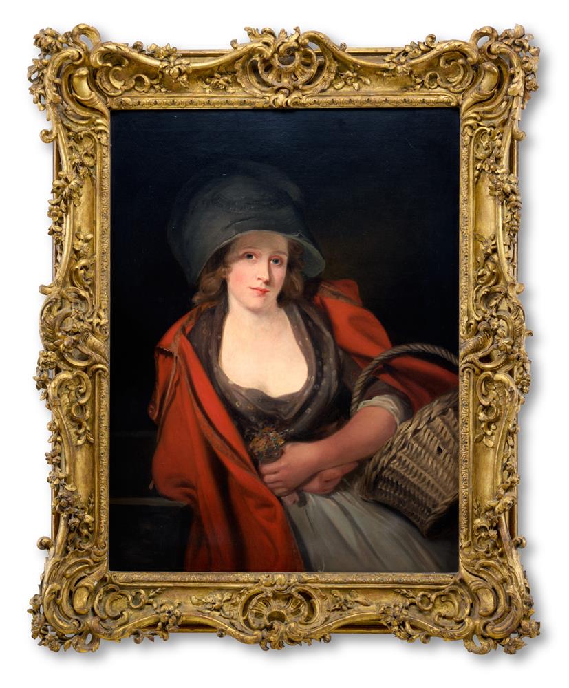JOHN HOPPNER (BRITISH 1758-1810), PHOEBE WRIGHT (MRS HOPPNER) AS 'THE PRIMROSE GIRL