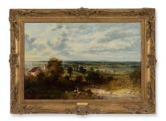 BENJAMIN SHIPMAN (BRITISH 1808-1872), A SHEPHERD WITH HIS FLOCK