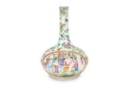 A ENAMELLED PORCELAIN VASE, CANTONESE
