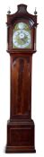 A GEORGE III MAHOGANY EIGHT-DAY LONGCASE CLOCK